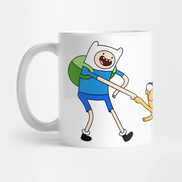 Finn and Jake fist bump Adventure Time by maxtrology